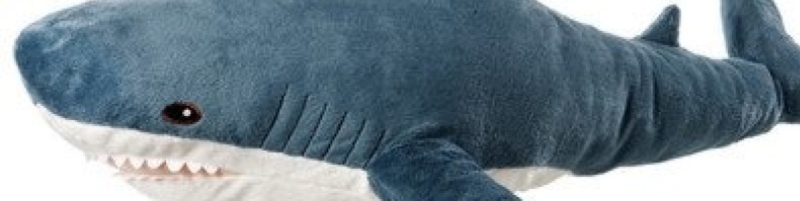 Акула из Икеи без фона