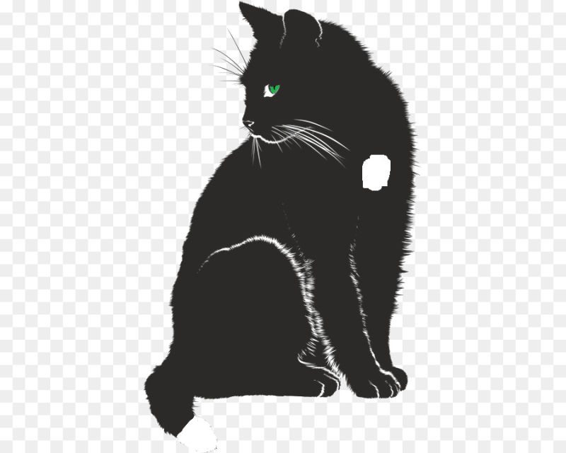 Силуэт кошки