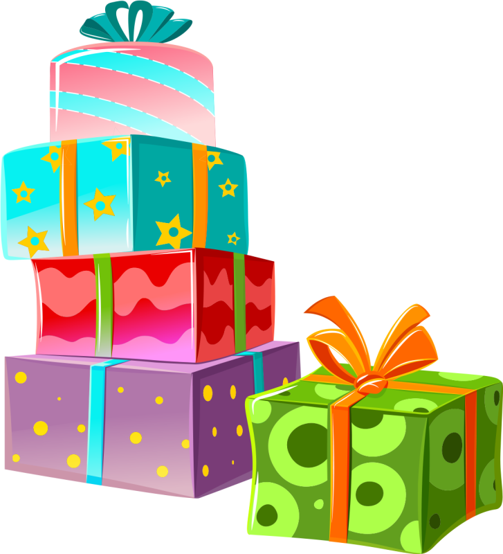 Подарок клипарт на прозрачном фоне