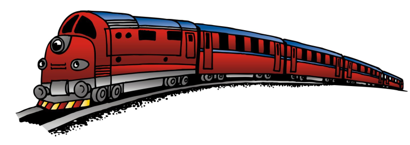 Поезд без фона