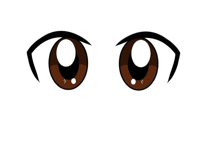 Глаза на прозрачном фоне