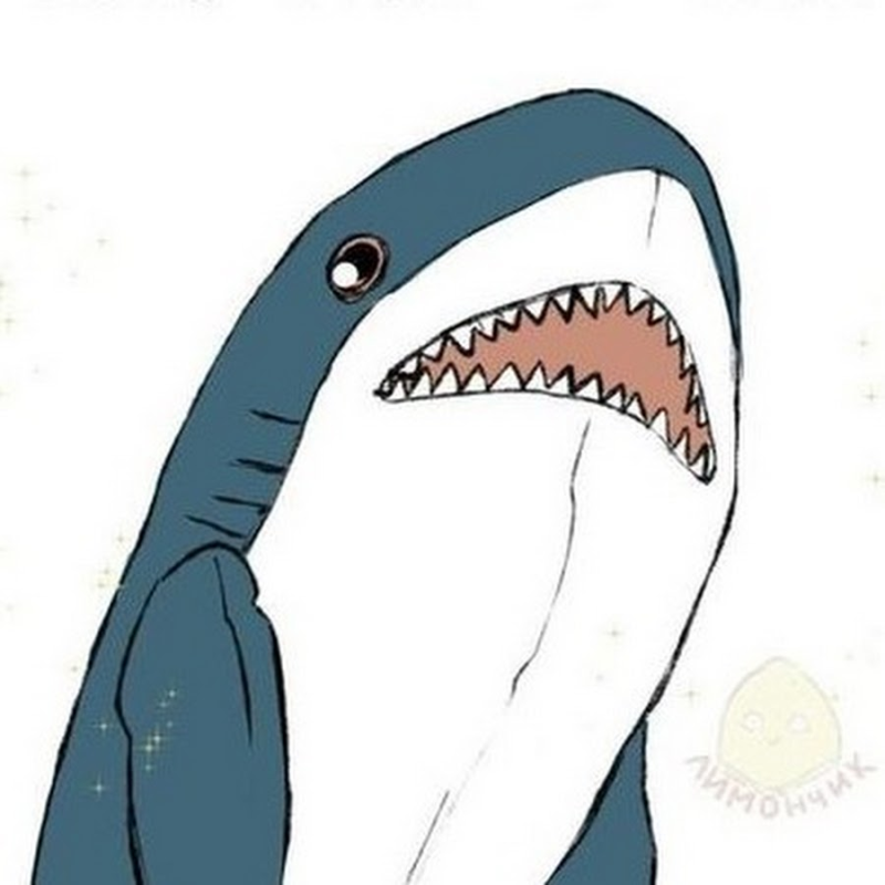 Акула рисунок