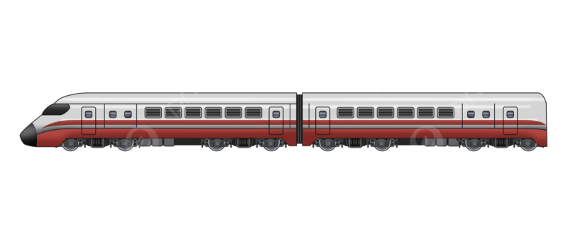 Скоростной поезд сбоку вектор
