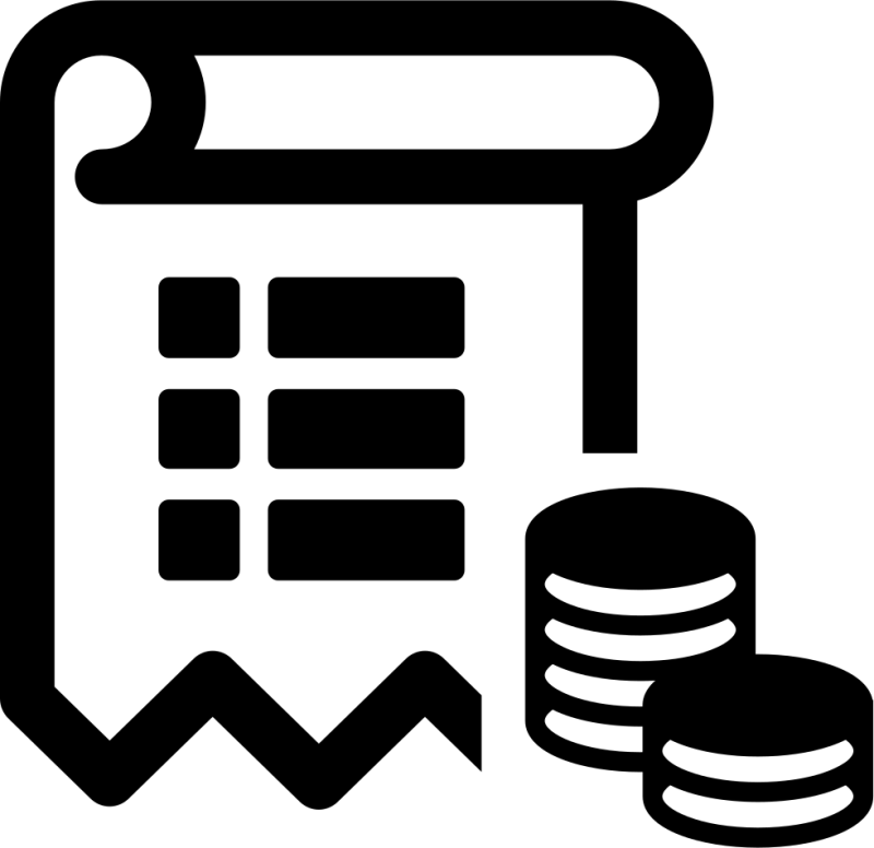 Затраты на прозрачном фоне