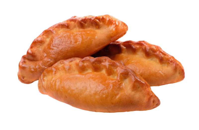 Пирожки на тарелке