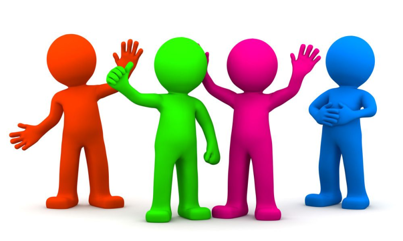 Разноцветные человечки