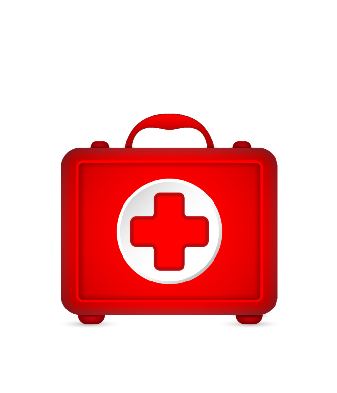 Чемоданчик с красным крестом