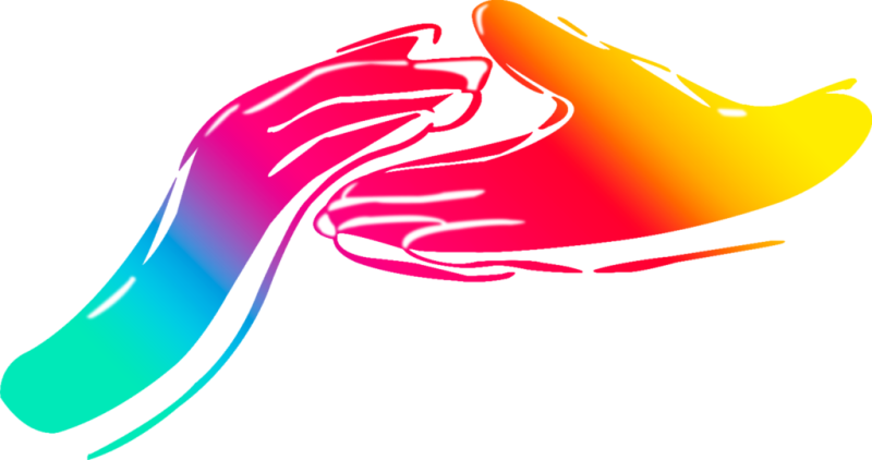 Рука помощи логотип