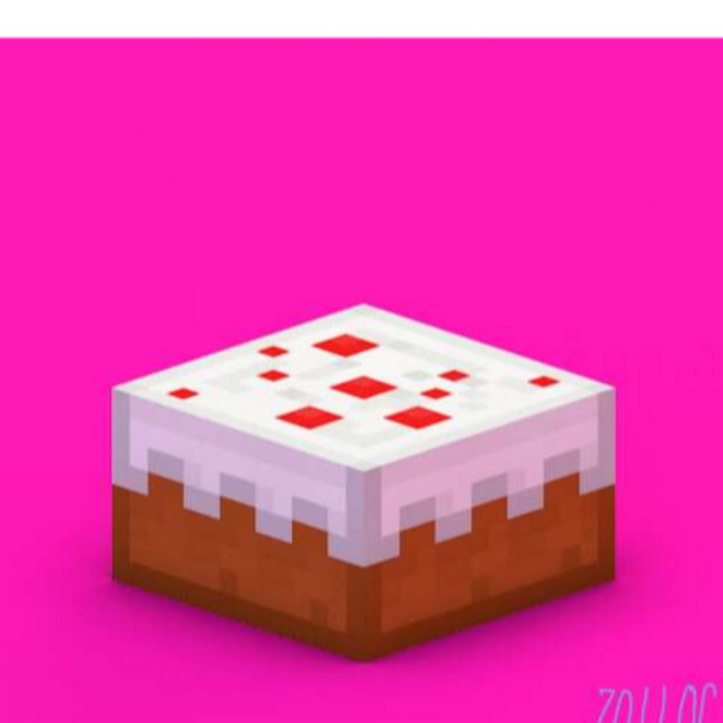 Торт из МАЙНКРАФТА