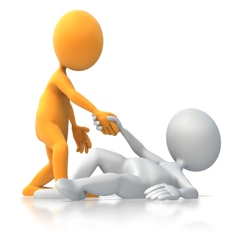 Человечек на прозрачном фоне