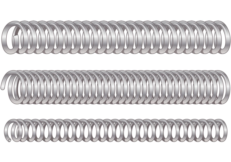 Пружина без фона