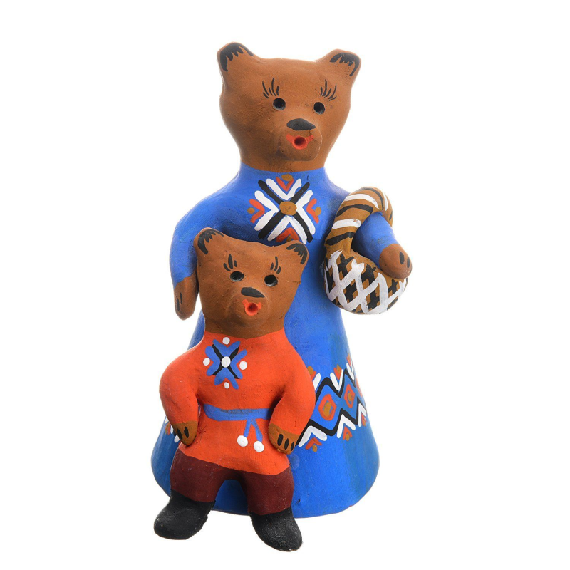 Каргопольская игрушка медведь