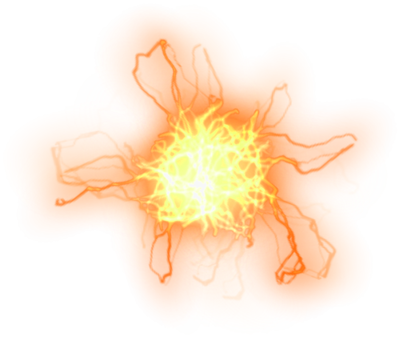 Сгусток энергии с молниями