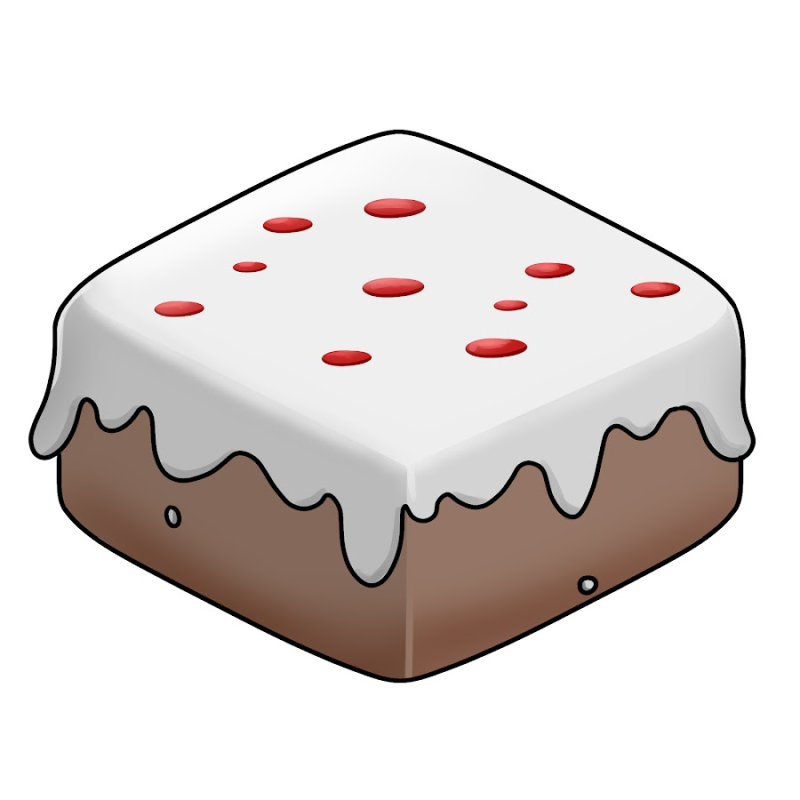 Тортик из МАЙНКРАФТА рисунок