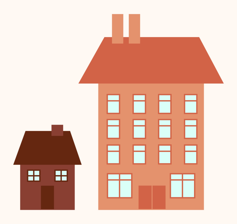 Многоэтажные домики для детей