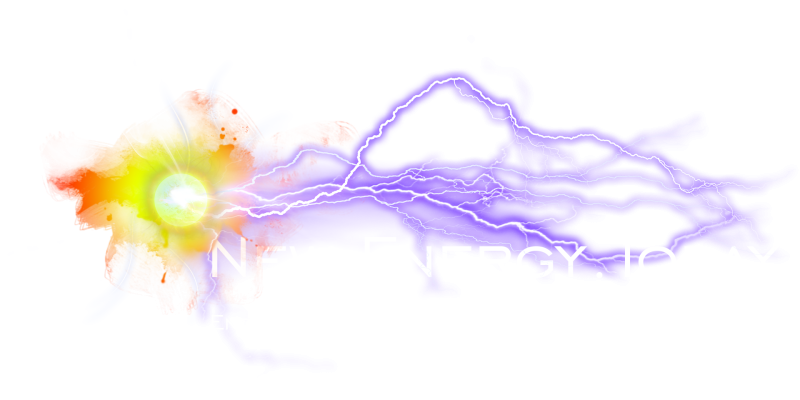 Электрический разряд на белом фоне