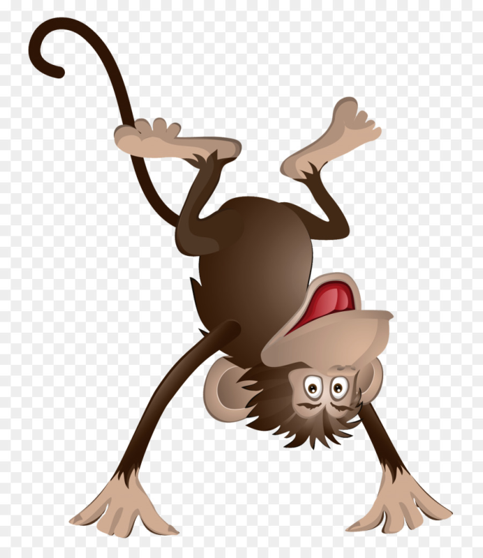 Веселая обезьянка