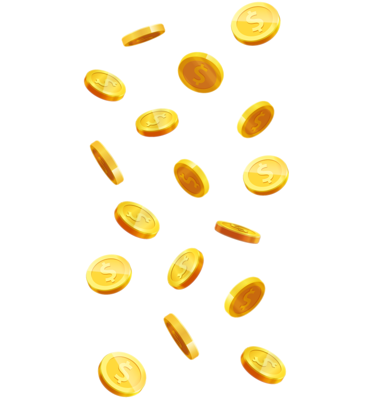 Падающие монеты