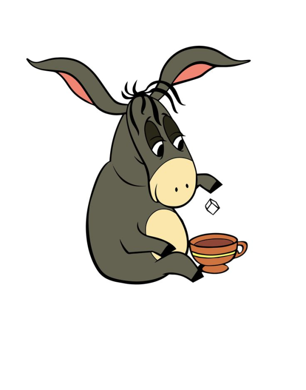 Винни пух ослик