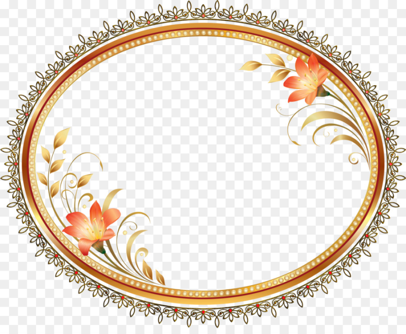 Овальная рамка