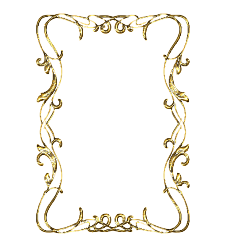 Рамка золото