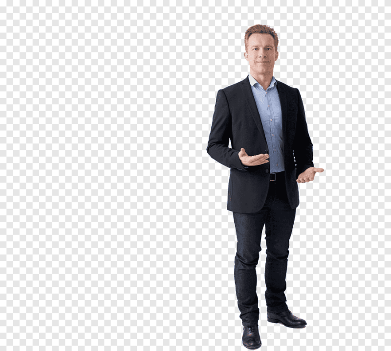 Бизнесмен в полный рост