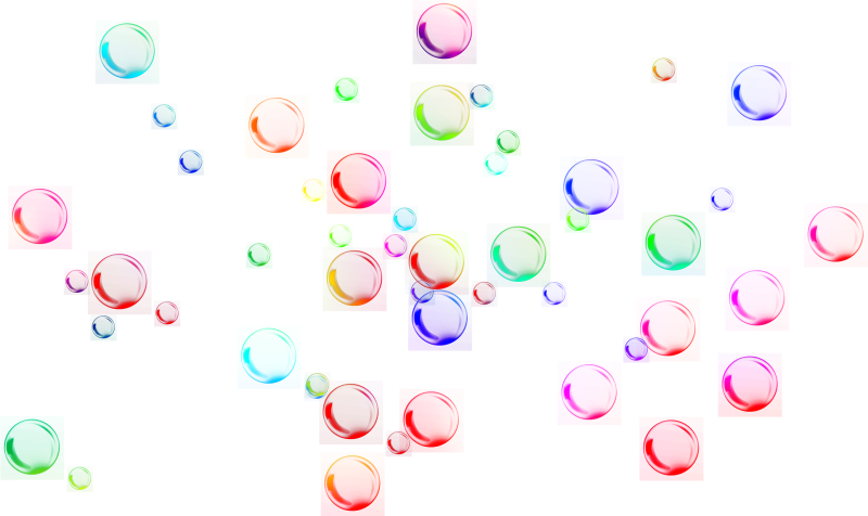 Цветные пузыри