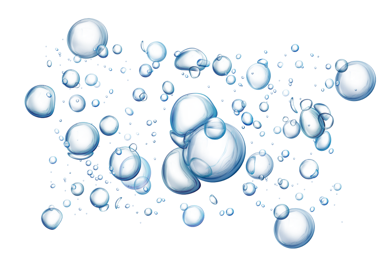 Капли воды на белом фоне