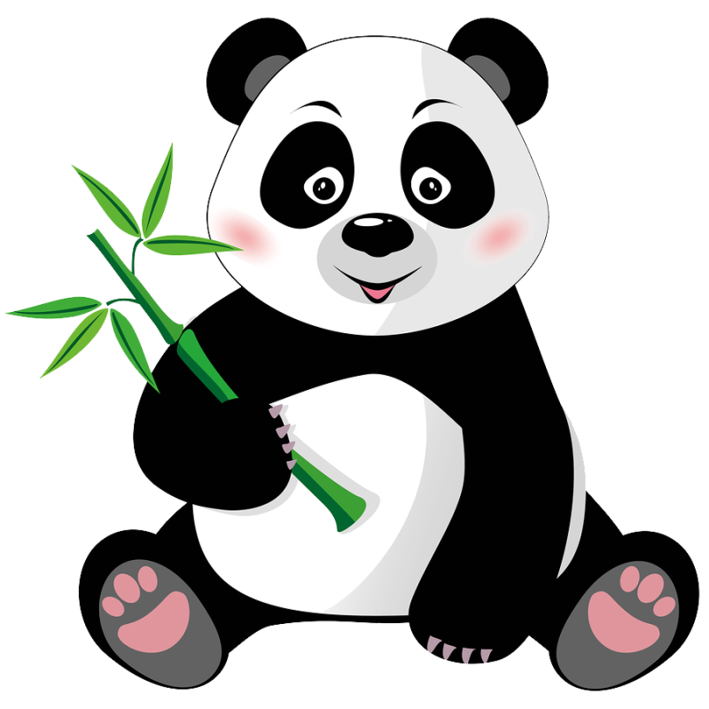 Панды мультяшные