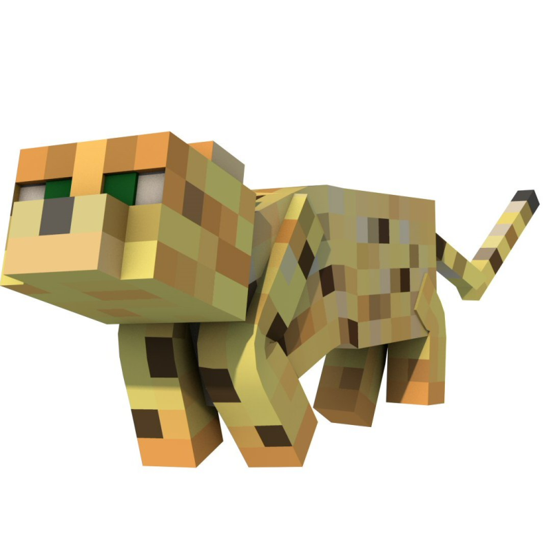 Майнкрафт кот Оцелот Оцелот