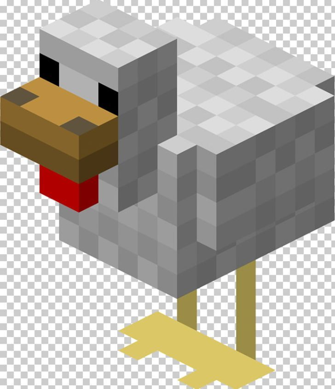 Мобы в МАЙНКРАФТЕ курица