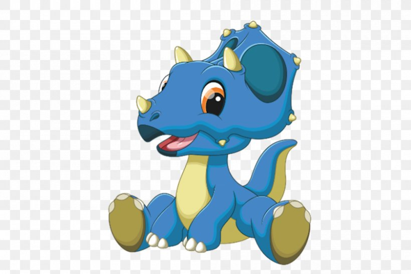 Мультяшный Динозаврик