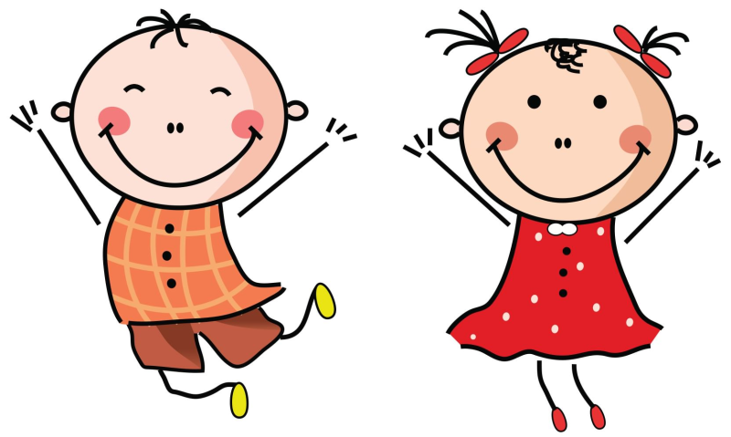 Веселый человечек рисунок