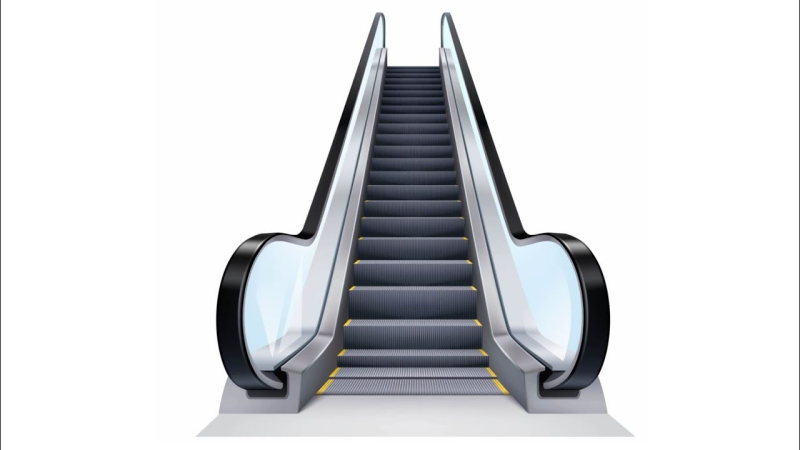 Прозрачный эскалатор