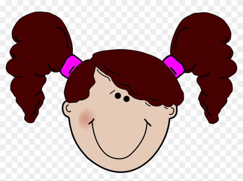 Голова девочки