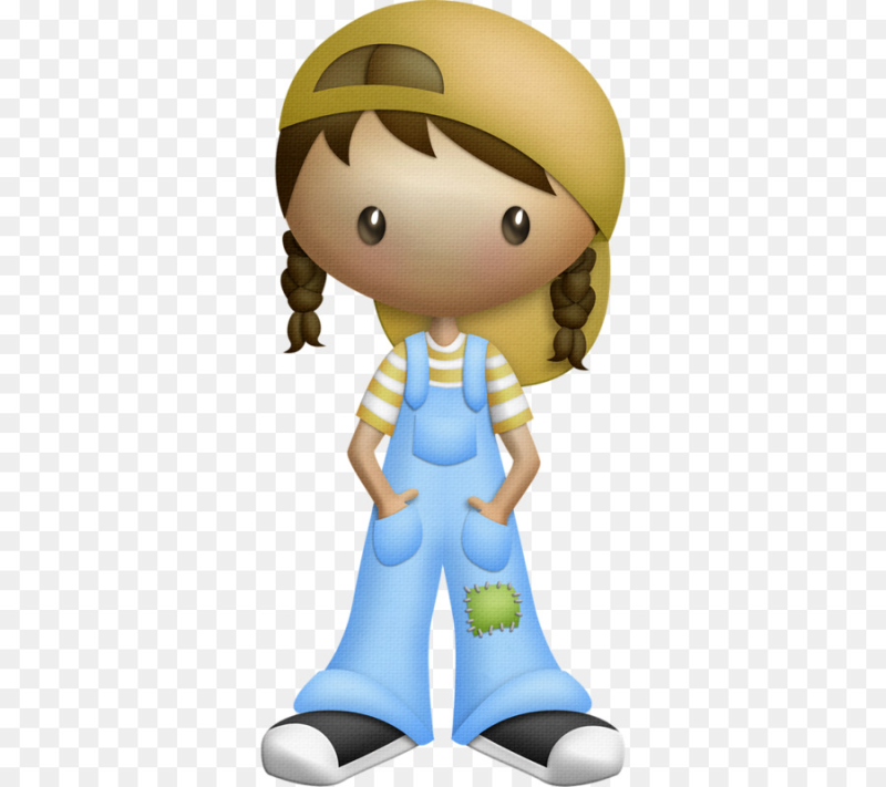 Фигурка девочки на прозрачном фоне