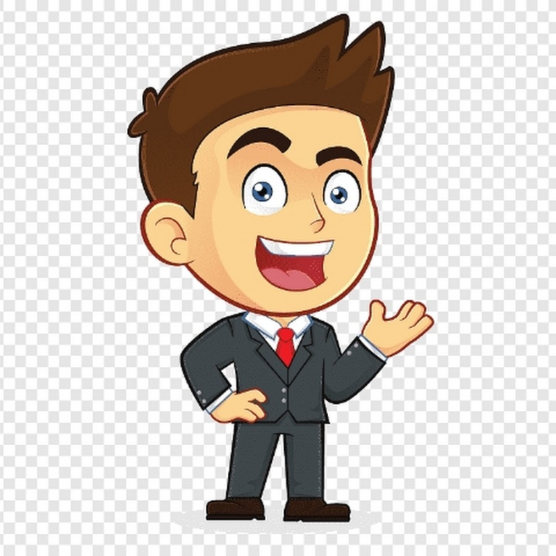 Нарисованный бизнесмен