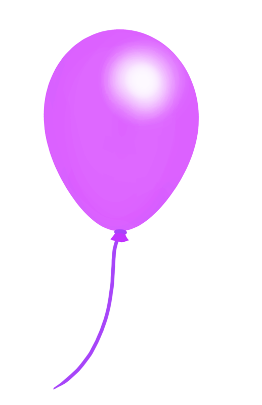Фиолетовый шарик