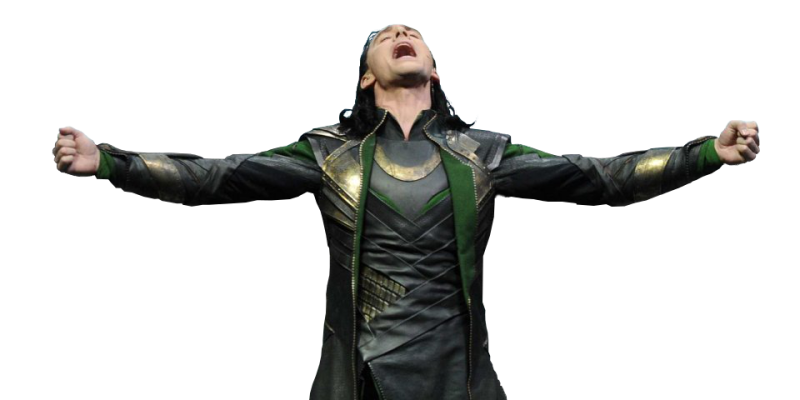 Локи на белом фоне