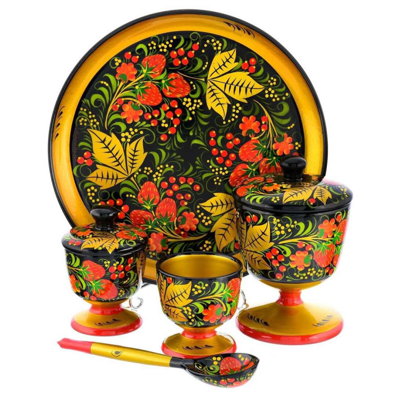 Семеновская Хохломская роспись